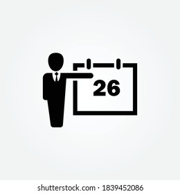 Business Presentation icon design vector 