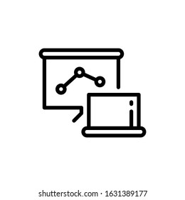  Business, presentation icon, elements of Business and Financial icon set, premium line icon for web design and app development