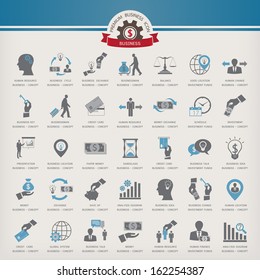 Business Presentation Icon set