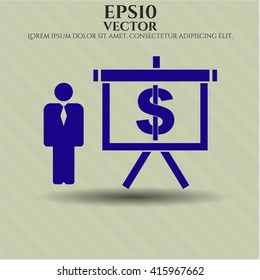 Business Presentation icon or symbol