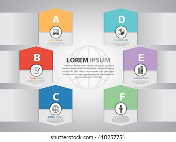 Business Presentation and business icon (Vector eps10)