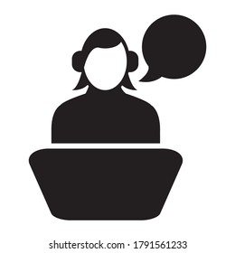 Business Presentation Icon. vector graphics design 