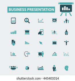 business presentation icons