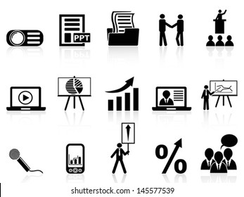 Business Presentation Icons Set