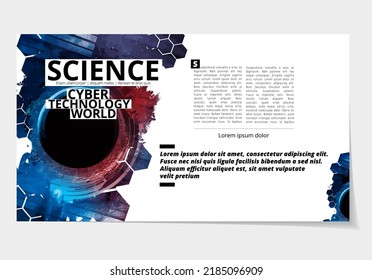 Business presentation infographic template, vector