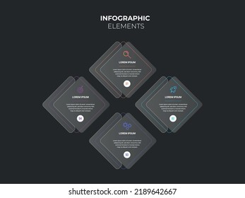 Presentación empresarial Infografía abstracta plantilla de diseño de vectores 3d. Se puede utilizar para diseño de flujo de trabajo, diagrama, informe anual, diseño web, banner creativo, vector de etiqueta