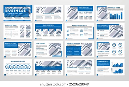 Business presentation layout template design with minimalist style and modern concept use for business proposal