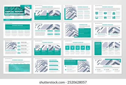 Business presentation layout template design with minimalist style and modern concept use for business proposal