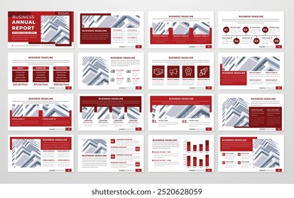 Business presentation layout template design with minimalist style and modern concept use for business proposal