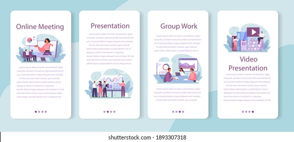 Juego banners para aplicaciones
