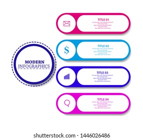 Business presentation, modern business infographic template design. Vector eps10