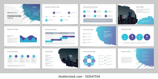 business presentation page layout template design with info graphic element for,brochure and report concept