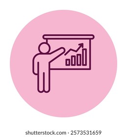 Business presentation. pentaglow , vector, pixel perfect, illustrator file