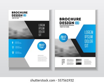  Business presentation with photo and geometric graphic elements.