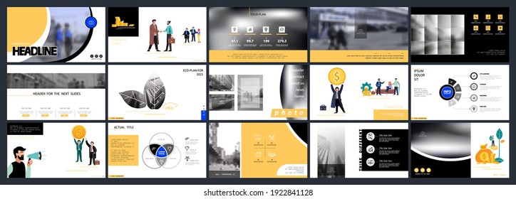 587 Black And White Powerpoint Template Images, Stock Photos & Vectors ...