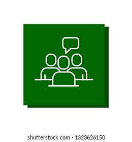 Business Presentation Related Vector Line Icon