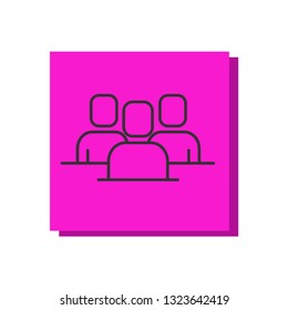 Business Presentation Related Vector Line Icon
