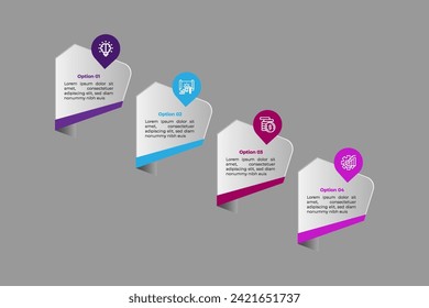 Geschäftspräsentationsbericht, Vektorgrafik-Elementdesign.