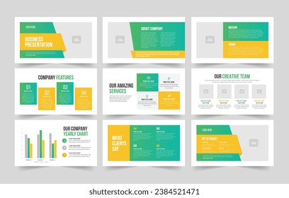 Business Presentation and Presentation Slide Layout Design. 