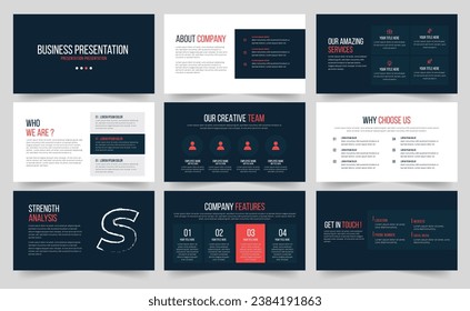  Business Presentation and Business Presentation Slide Template 