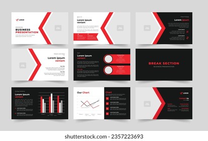 Business Presentation slide template design