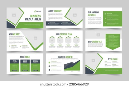 Business presentation slide template design Business presentation slide