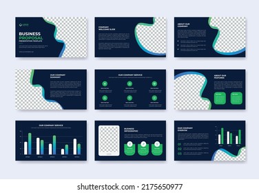 Business Presentation slide templates and business brochures. Set of modern minimalistic vivd infographic elements for web, magazine, flyer, brochure, marketing and advertising concepts.