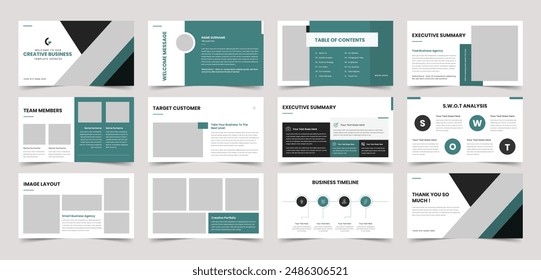 Business Presentation Slides Layout, Company Presentation