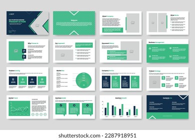 Business presentation slides template company profile brochure, booklet, Corporate business plan presentation template