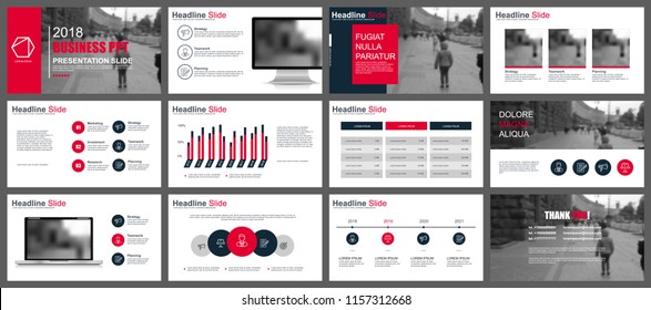 Business presentation slides templates from infographic elements. Can be used for presentation, flyer and leaflet, brochure, corporate report, marketing, advertising, annual report, banner, booklet.