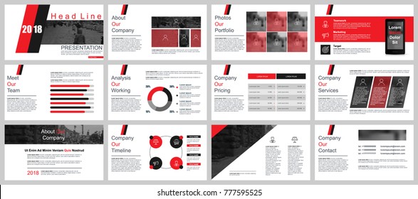 Apresentação de negócios slides modelos de elementos infográficos. Pode ser usado para apresentação, folheto e folheto, brochura, relatório corporativo, marketing, publicidade, relatório anual, banner, folheto.