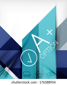 La presentación de negocios raya el fondo abstracto. 