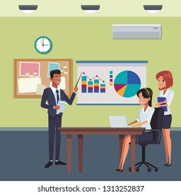 business presentation teamwork