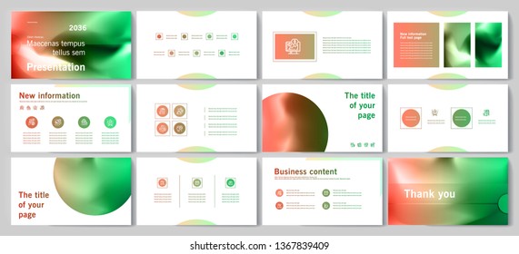Business presentation template