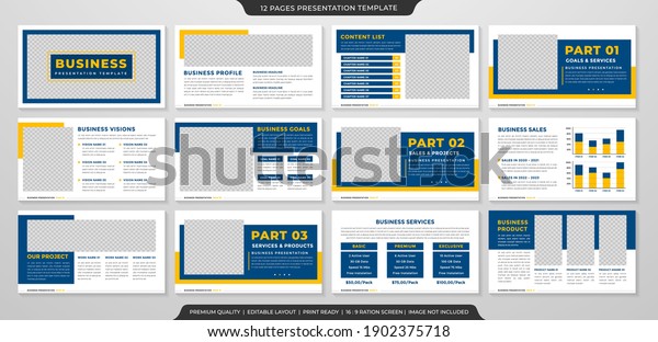 business\
presentation template with clean concept and minimalist style use\
for annual report and business\
profile