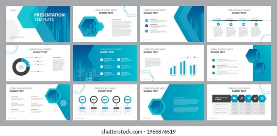 business presentation template design backgrounds and page layout design for brochure, book, magazine, annual report and company profile, with info graphic elements graph design concept