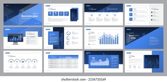 business presentation template design backgrounds and page layout design for brochure, book, magazine, annual report and company profile, with info graphic elements graph design concept