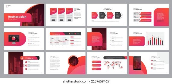 business presentation template design backgrounds and page layout design for brochure, book, magazine, annual report and company profile, with info graphic elements graph design concept