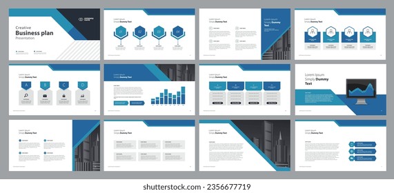 antecedentes de diseño de plantillas de presentación de negocios y diseño de páginas para folletos, libros, revistas, informes anuales y perfil de empresa, con concepto de diseño gráfico de elementos gráficos de información