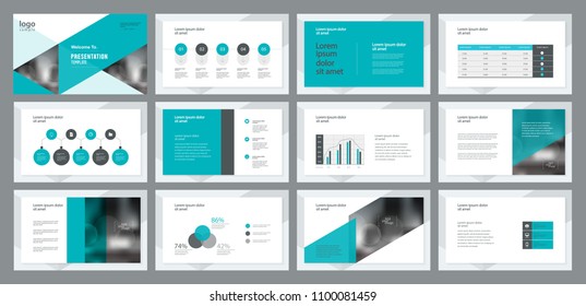 business presentation template design and page layout design for brochure ,book , magazine,annual report and company profile , with infographic elements graph
