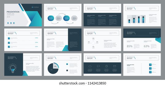 business presentation template design and page layout design for brochure ,book , magazine,annual report and company profile , with infographic elements graph
