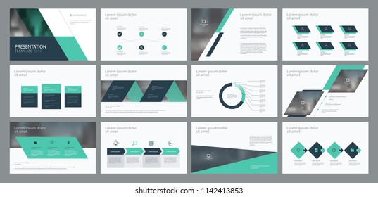 business presentation template design and page layout design for brochure ,book , magazine,annual report and company profile , with infographic elements graph
