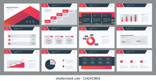 Business Presentation Template Design And Page Layout Design For Brochure ,book , Magazine,annual Report And Company Profile , With Infographic Elements Graph
