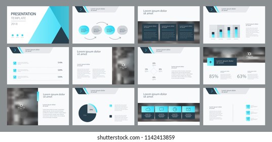 business presentation template design and page layout design for brochure ,book , magazine,annual report and company profile , with infographic elements graph
