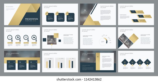 business presentation template design and page layout design for brochure ,book , magazine,annual report and company profile , with infographic elements graph
