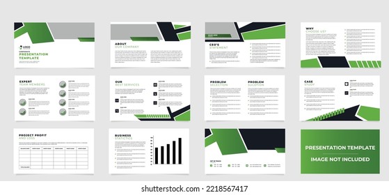 Business Presentation Template Design And Page Layout Design For Brochure ,book , Magazine,annual Report And Company Profile 