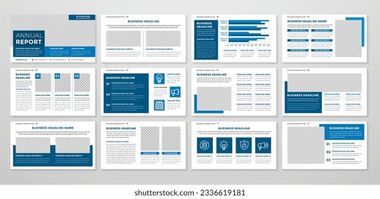 diseño vectorial editable de plantilla de presentación de negocios