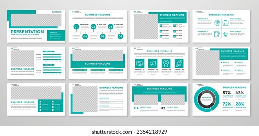 diseño vectorial editable de plantilla de presentación de negocios