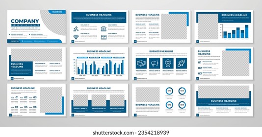 diseño vectorial editable de plantilla de presentación de negocios