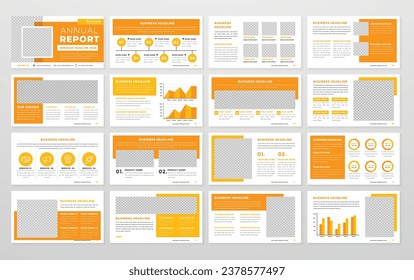 business presentation template editable vector design